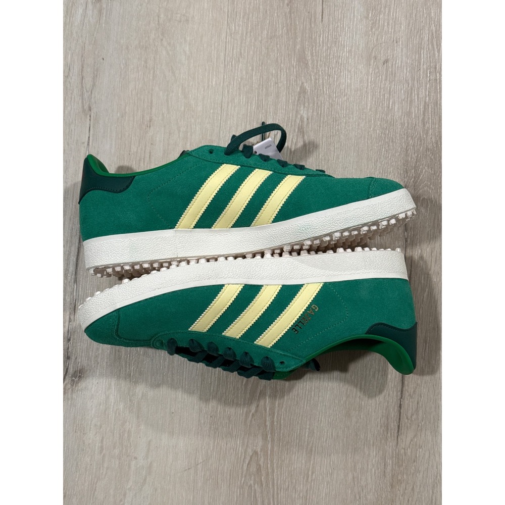 Adidas Gazelle Golf Shoes Green Yellow IH2268 Mens Size 11 Spikeless Sneakers - Picture 9 of 9